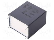 Capacitor: polypropylene; DC-Link; 30uF; ESR: 3.2mΩ; THT; ±5% KEMET