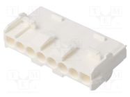 Connector: wire-wire; white; plug/socket; male/female; PIN: 8; 600V TE Connectivity