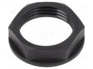 Nut; M20; polyamide; UL94V-2; black; Thread: metric; Pitch: 1.5 TECHNO