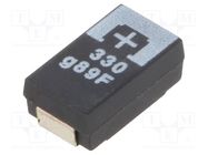 Capacitor: tantalum-polymer; 330uF; 4VDC; TPF; SMD; ±20%; -55÷105°C PANASONIC