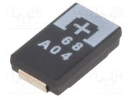 Capacitor: tantalum-polymer; 68uF; 10VDC; TPE; SMD; ±20%; -55÷105°C PANASONIC