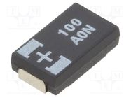 Capacitor: tantalum-polymer; 100uF; 10VDC; TPC; SMD; ±20%; 2000h PANASONIC