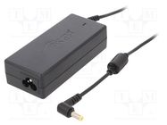 Power supply: switching; 19VDC; 1.58A; Out: 5,5/1,7; 30W; desktop AKYGA