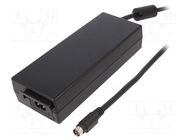 Power supply: switching; 24VDC; 5A; Out: KYCON KPPX-4P; 120W; 93% XP POWER