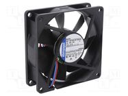 Fan: DC; axial; 48VDC; 80x80x25mm; 69m3/h; 32dBA; ball; 3100rpm EBM-PAPST