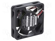 Fan: DC; axial; 5VDC; 40x40x10mm; 8.4m3/h; 21.5dBA; ball; 5500rpm 