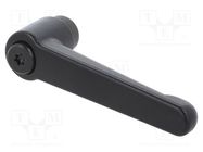 Lever; adjustable; Lever length: 92mm; Slider height: 43mm ELESA+GANTER