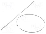 Cable tie; L: 1245mm; W: 12.3mm; acid resistant steel AISI 316 HELLERMANNTYTON