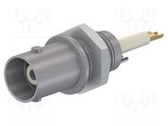 Connector: BNC; socket; grey; Connection: screw; on panel; 5÷40°C STÄUBLI