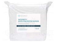 Cleaning cloth: cloth; dry; 150pcs; 305x305mm; polyester ANTISTAT