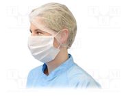 Face mask; 100pcs; Features: disposable; polypropylene ANTISTAT