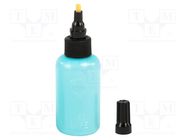 Tool: dosing bottles; blue (bright); polyetylene; 60ml; ESD EUROSTAT GROUP