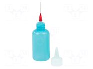 Cleanroom acces: dosing bottles; 60ml; dissipative; polyetylene EUROSTAT GROUP