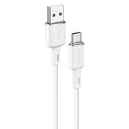 Acefast USB cable - USB Type C 1.2m, 3A white (C2-04 white), Acefast