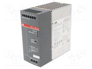 Power supply: switching; for DIN rail; 240W; 24VDC; 22.5÷28.5V ABB