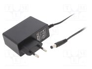 Power supply: switching; mains,plug; 15VDC; 1.6A; 24W; Plug: EU ESPE