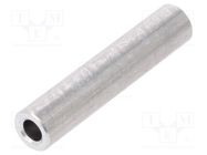 Spacer sleeve; 30mm; cylindrical; aluminium; Out.diam: 6mm 