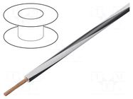 Wire; H05V-K,LgY; stranded; Cu; 1mm2; PVC; white-black; 300V,500V BQ CABLE