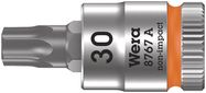 8767 A TORX® Zyklop bit socket, 1/4" drive, TX 30x28.0, Wera