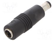 Adapter; Plug: straight; Input: 5,5/2/,11; Out: 5,5/2,1/9,5 MEAN WELL