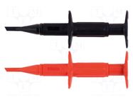 Probe accessories; black,red; 2pcs. TESTEC