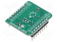 Click board; prototype board; Comp: TSL2584TSV; lighting sensor MIKROE