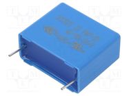 Capacitor: polypropylene; X2; 1.5uF; 26.5x22x12mm; THT; ±20% EPCOS