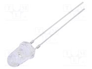 LED; 5mm; blue; 4200÷5800mcd; 30°; Front: convex; 2.9÷3.4VDC; 102mW OPTOSUPPLY