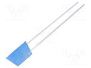 LED; blue; 150÷220mcd; 140°; Front: flat; 5.35x5.35x7mm; triangular OPTOSUPPLY