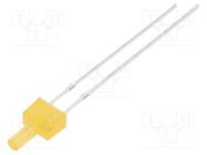 LED; 2mm; orange; 150÷220mcd; 90°; Front: flat; Pitch: 2.54mm; THT OPTOSUPPLY