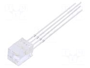 LED; RGB; rectangular; 5x5x7mm; tricolour; 500÷750mcd; 750÷1120mcd OPTOSUPPLY