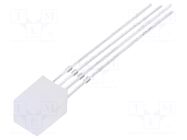 LED; RGB; rectangular; 5x5x7mm; tricolour; 220÷330mcd; 330÷500mcd OPTOSUPPLY