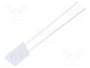 LED; white cold; 750÷1120mcd; 140°; Front: flat; 2.9÷3.4V; THT OPTOSUPPLY