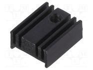 Heatsink: extruded; grilled; SOT32; black; L: 15mm; W: 12mm; H: 6.5mm SEIFERT ELECTRONIC