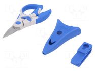 Scissors; 153mm; for cables; Material: stainless steel BM GROUP