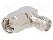 Coupler; SMA male,SMA female; angled 90°; 50Ω; PTFE; gold-plated LINX TECHNOLOGIES