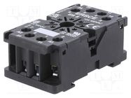 Relays accessories: socket; PIN: 8; Leads: screw terminals CROUZET