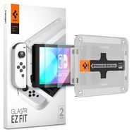 TEMPERED GLASS Spigen GLAS.TR "EZ FIT" 2-PACK NINTENDO SWITCH OLED, Spigen