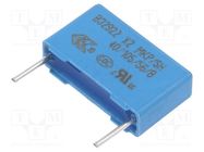 Capacitor: polypropylene; X2; 100nF; 18x10.5x5mm; THT; ±10%; 15mm EPCOS