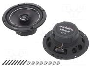 Car loudspeakers; tweeter,woofer; 165mm; 120W; 55Hz÷20kHz; 4Ω PHONOCAR