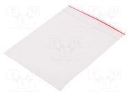 Self-seal bag; L: 120mm; Width: 100mm; Thick: 40um; polyetylene PLAST