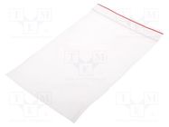 Self-seal bag; L: 180mm; Width: 120mm; Thick: 40um; polyetylene 