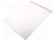 Self-seal bag; L: 280mm; Width: 220mm; Thick: 45um; polyetylene PLAST