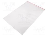 Self-seal bag; L: 320mm; Width: 230mm; Thick: 45um; polyetylene 