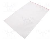 Self-seal bag; L: 340mm; Width: 240mm; Thick: 45um; polyetylene PLAST