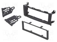 Radio frame; Mercedes; 1 DIN; black ACV