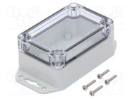 Enclosure: multipurpose; X: 60mm; Y: 90mm; Z: 40mm; ZP; polycarbonate KRADEX