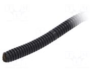 Protective tube; Size: 25; polyetylene LD; black; L: 50m; Øint: 19mm PAWBOL