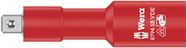 8794 SB VDE Zyklop extension, insulated, short, 3/8", 3/8"x91.0, Wera