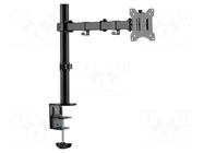 Holder; 8kg; 17÷32"; Arm len: 390mm; Standard: 75x75mm,100x100mm LOGILINK
